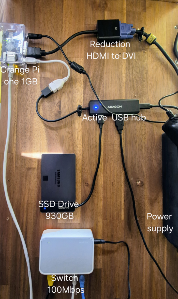 Orange Pi ako server